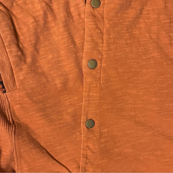 Anthropologie SATURDAY SUNDAY Tavi Moto Jacket Size Small  in Rust (#5) - Picture 9 of 10